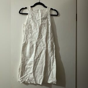 White Loft Eyelet Dress Size 0